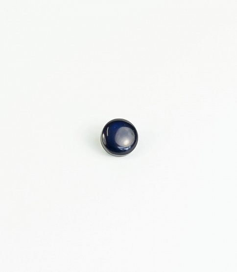 Dome Shank Button Size 16L x10 Navy Blue